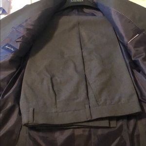 Boys gray pinstripe suit, Joseph & Feiss